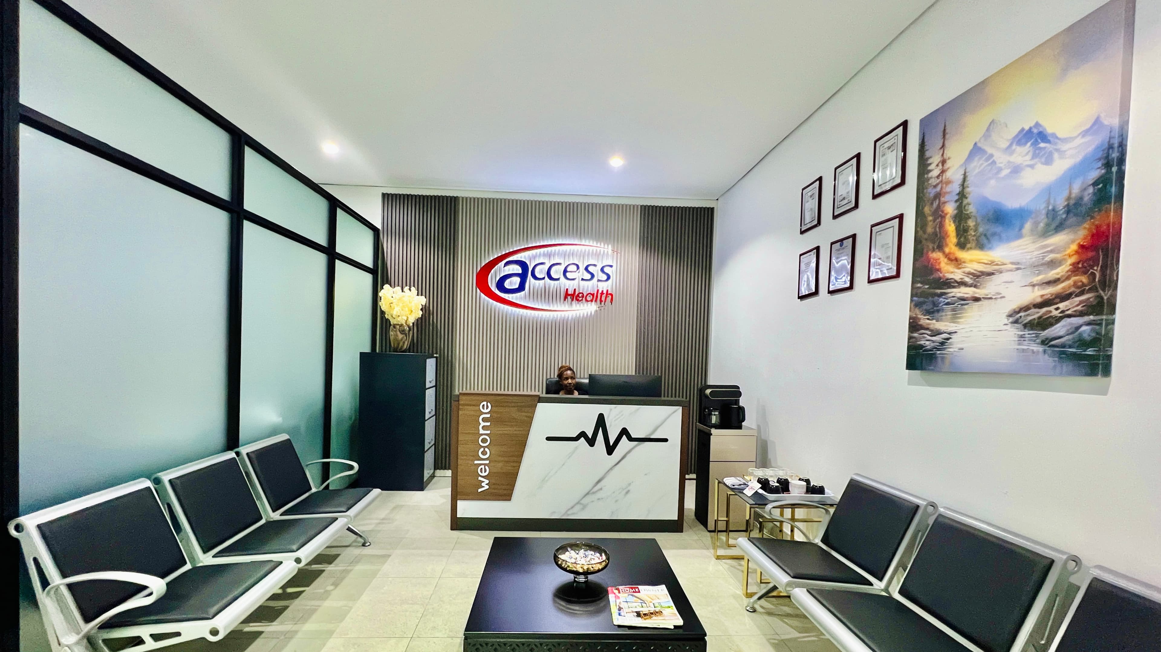 Exterior view of the clinic entrance