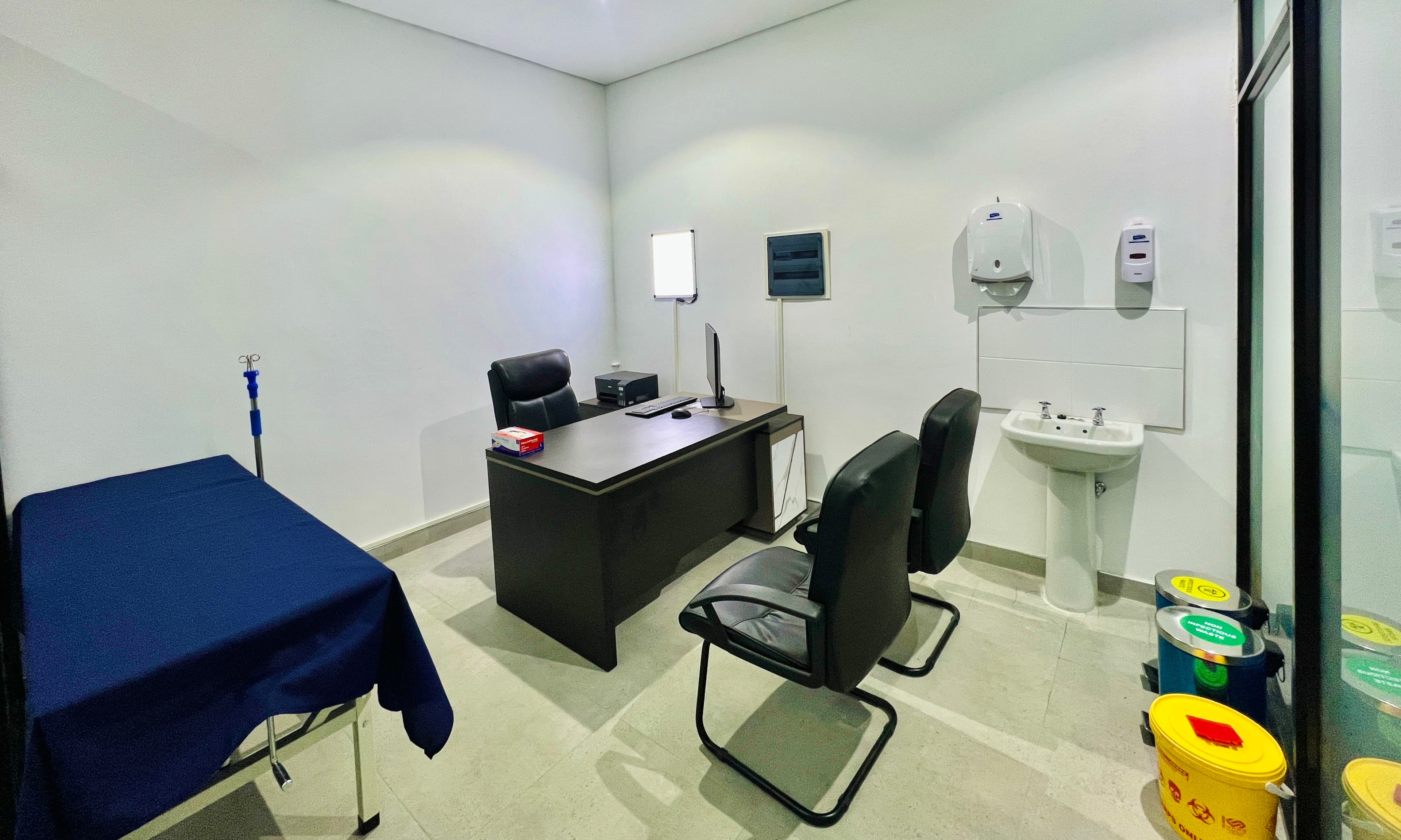 Doctor speaking with a patient